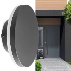 Ronde LED wandlamp tuin antraciet></noscript>Straluma Discount