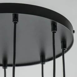 Ronde 8-lichts hanglamp cilinders zwart goud></noscript>Straluma Online