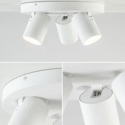 Ronde 3-lichts opbouwspot mat wit></noscript>Straluma Clearance