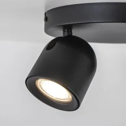 Ronde opbouwspot 2-lichts zwart GU10></noscript>Straluma Best
