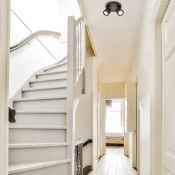 Ronde opbouwspot 2-lichts zwart GU10></noscript>Straluma Best