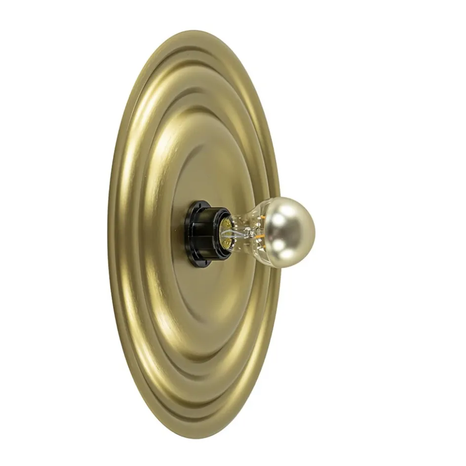 Ronde wand/plafondlamp gouden schaal>Straluma New