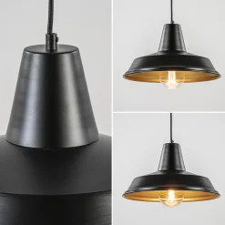 Scandinavische hanglamp zwart met goud 36 cm></noscript>Straluma Hot