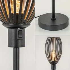 Scandinavische tafellamp mat zwart><noscript><img width=