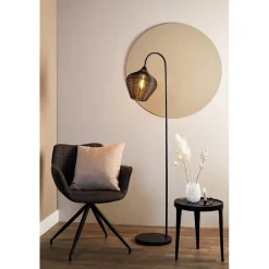 Scandinavische vloerlamp Alvaro mat zwart><noscript><img width=