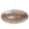 Schelpen hanglamp coin goudbruin groot>Straluma Clearance
