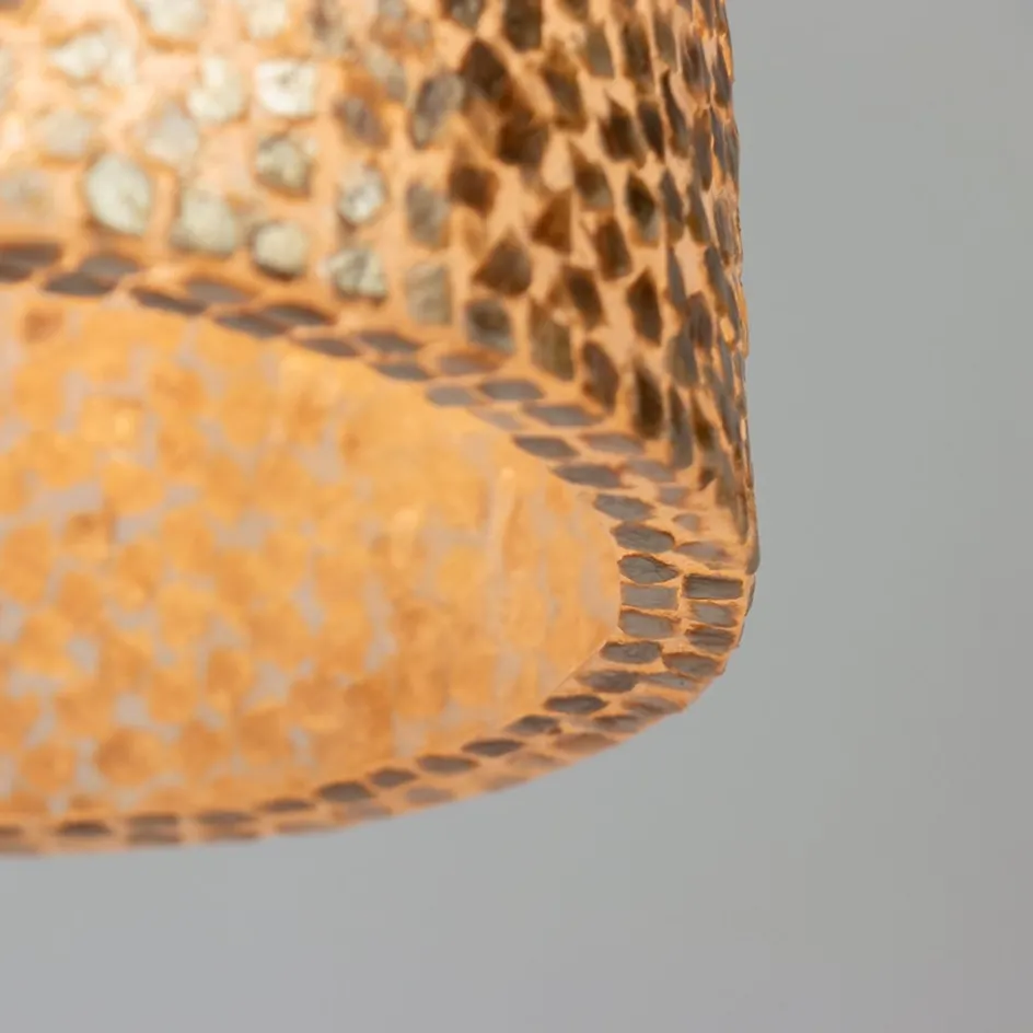 Schelpen hanglamp goud rond>Straluma Outlet