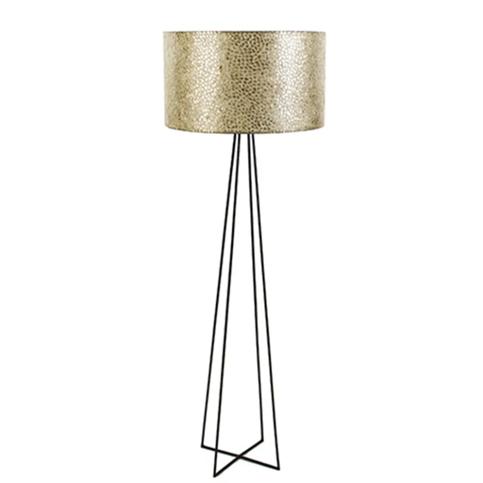 Schelpen vloerlamp met metaal groot>Straluma Hot