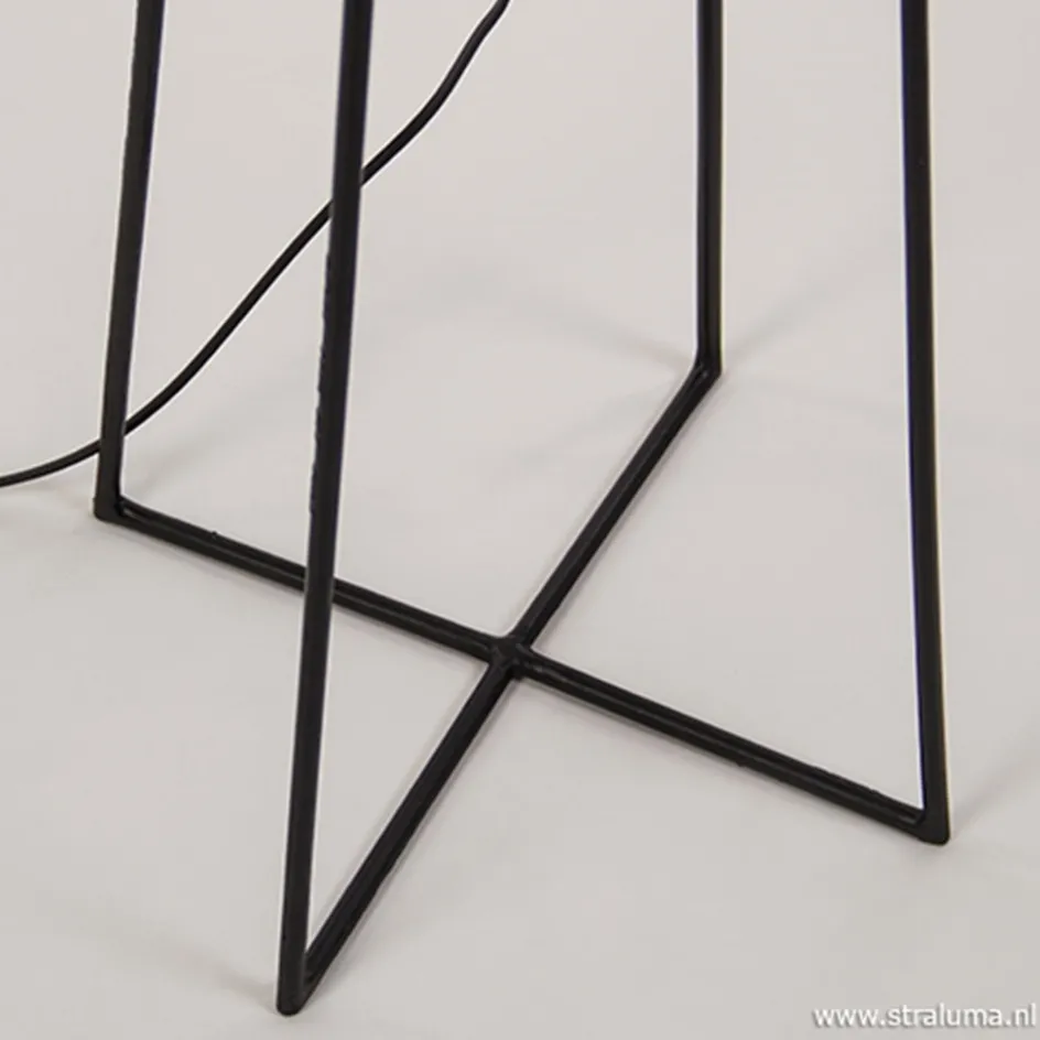 Schelpen vloerlamp met metaal groot>Straluma Hot