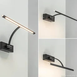 Schilderijlamp Matisse zwart 34cm><noscript><img width=