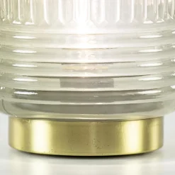 Sfeervolle tafellamp Lipa grijs groen op baterijen Light & Living></noscript>Straluma Discount