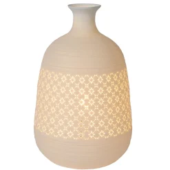 Sfeervolle tafellamp wit porselein decoratief>Straluma Clearance