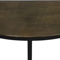 Sidetable Peto antiek brons met zwart 100x42x76 cm>Straluma Clearance