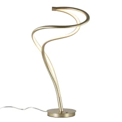 Sierlijke LED tafellamp goud dimbaar>Straluma New