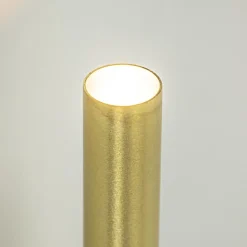 Smalle wandlamp cilinder zwart met solid brass></noscript>Straluma Sale