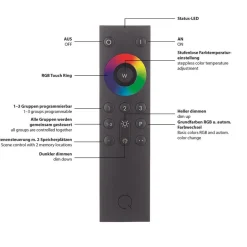 Smart plafondlamp wit met chroom IP44><noscript><img width=