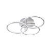 Smart plafondlamp 3x ringen nikkel inclusief LED>Straluma Hot