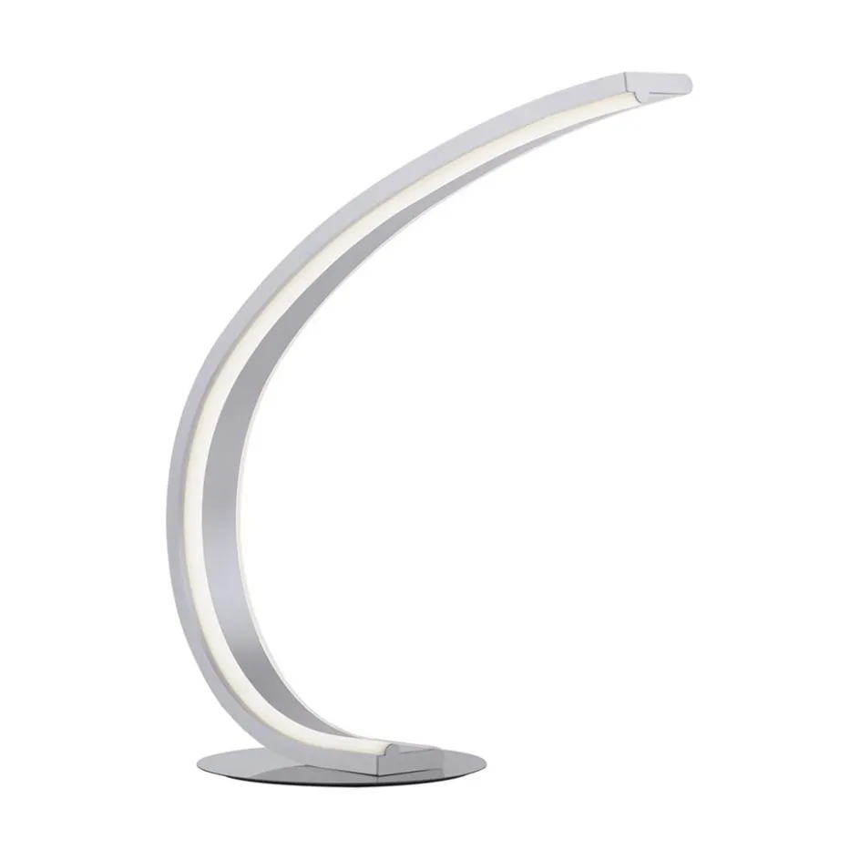 Smart tafellamp boog aluminium met LED>Straluma Outlet
