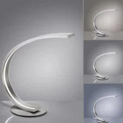 Smart tafellamp boog aluminium met LED>Straluma Outlet