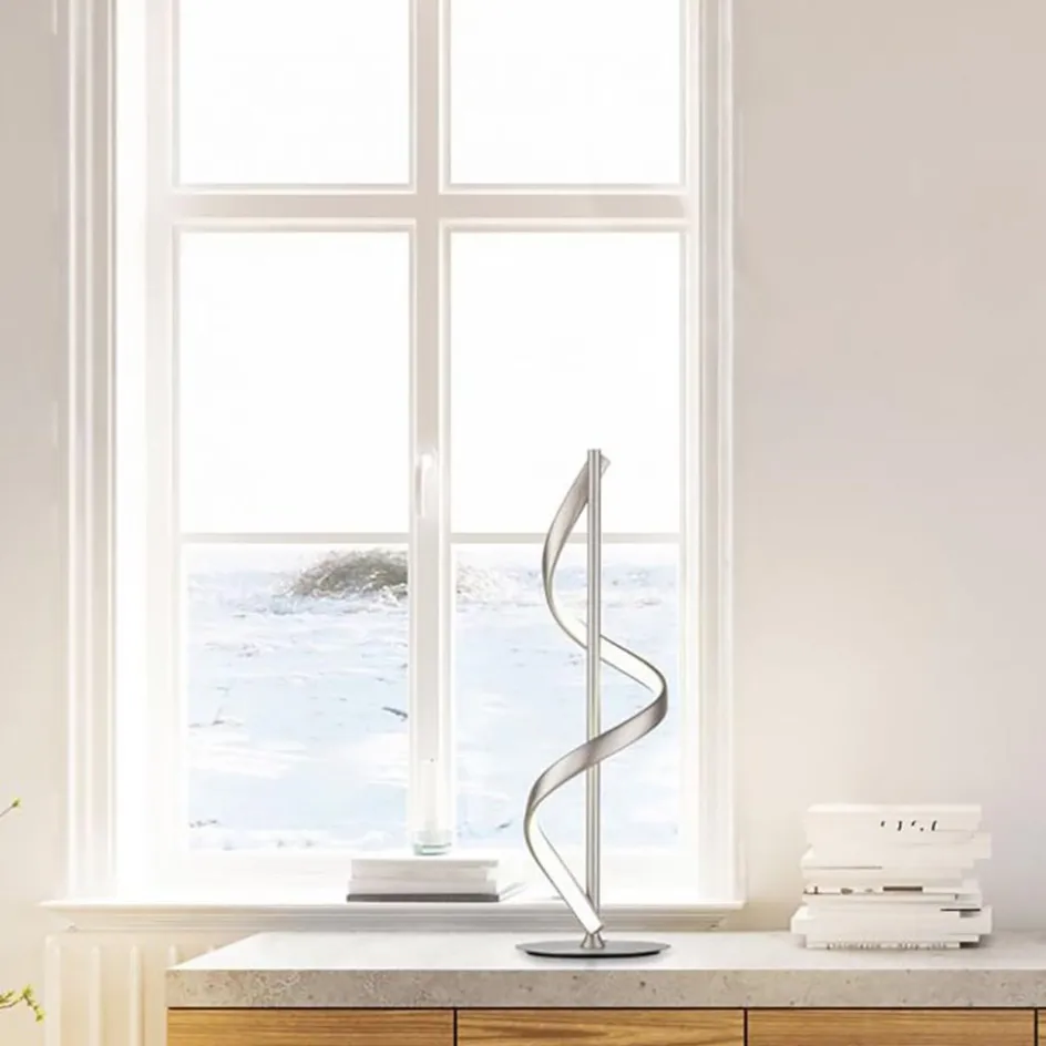 Smart tafellamp LED dimbaar staal>Straluma