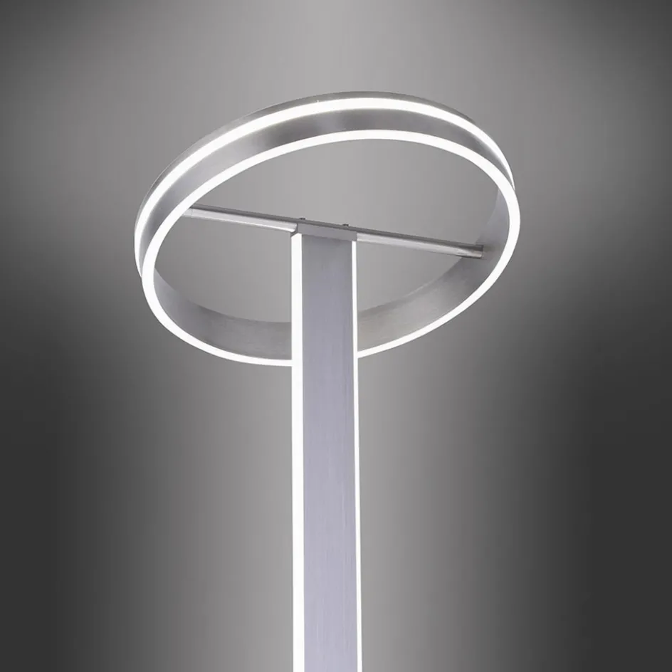 Smart vloerlamp staal met dimbaar LED>Straluma Outlet