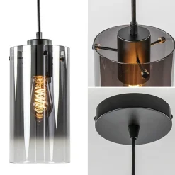 Smoke glazen hanglamp cilinder met verloop><noscript><img width=