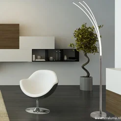 Staal boog vloerlamp LED dimbaar></noscript>Straluma Outlet