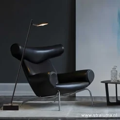 Staande leeslamp Blok zwart incl.dimmer></noscript>Straluma New