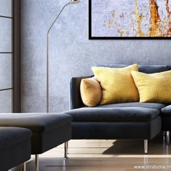 Stalen lees/vloerlamp LED dim to warm></noscript>Straluma Outlet