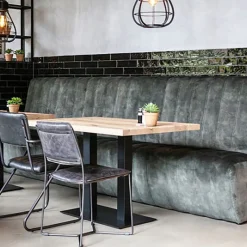 Stijlvolle eetkamerbank Maria antraciet></noscript>Straluma Online