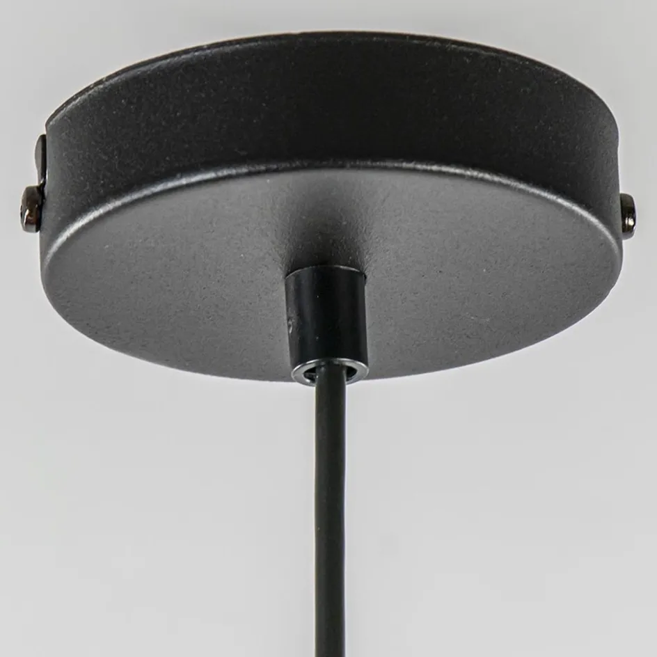 Stijlvolle kleine hanglamp zwart met goud>Straluma Best