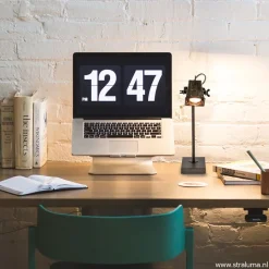 Stoere industriele tafel/bureaulamp black steel></noscript>Straluma Clearance