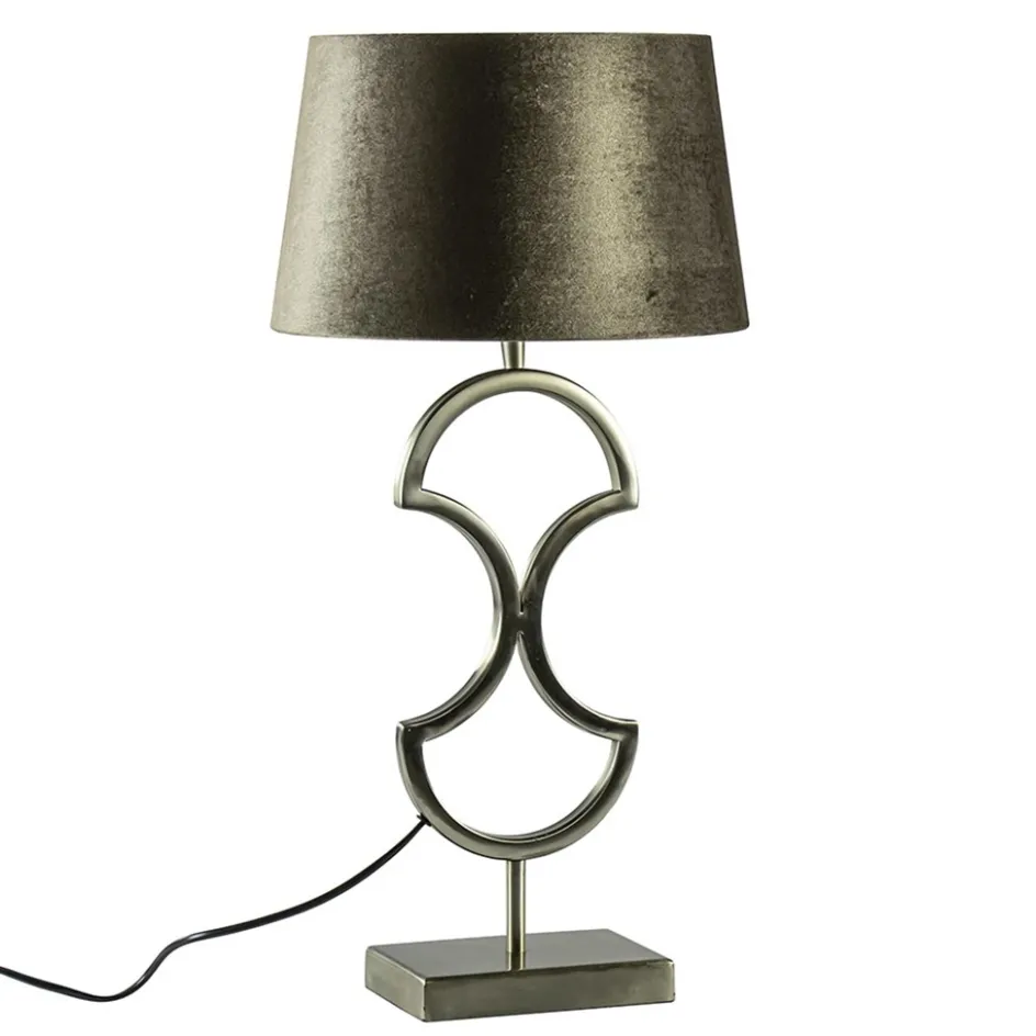 Strak klassieke lampvoet Riava licht goud>Straluma New