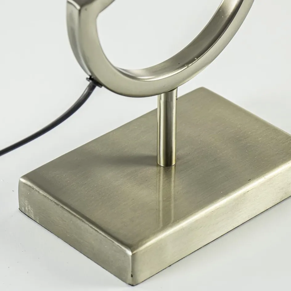 Strak klassieke lampvoet Riava licht goud>Straluma New