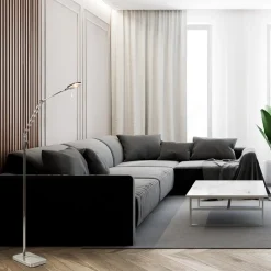 Strak klassieke leeslamp nikkel met dimbaar LED></noscript>Straluma Hot