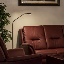 Strak klassieke leeslamp brons dimbaar><noscript><img width=