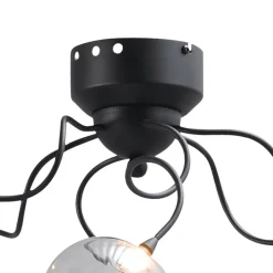 Strak klassieke plafondlamp LED met helder glas></noscript>Straluma