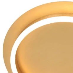 Strak moderne LED plafondlamp goud></noscript>Straluma Online