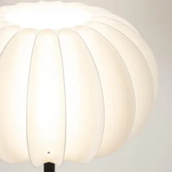 Tafellamp Arena zwart/kap wit></noscript>Straluma