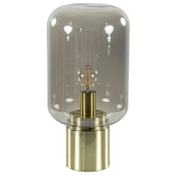Tafellamp Arturan messing + smoke glas>Straluma Discount