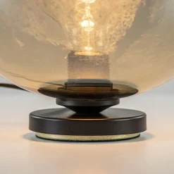 Tafellamp Bella zwart + smoke glas 30cm></noscript>Straluma Sale