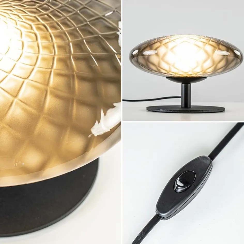 Tafellamp Bottega 30 zwart/smoke glas>Straluma Online