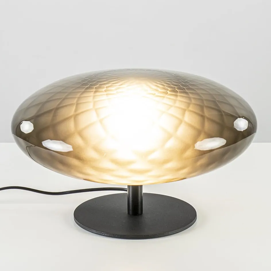 Tafellamp Bottega 40 zwart/smoke glas>Straluma Hot