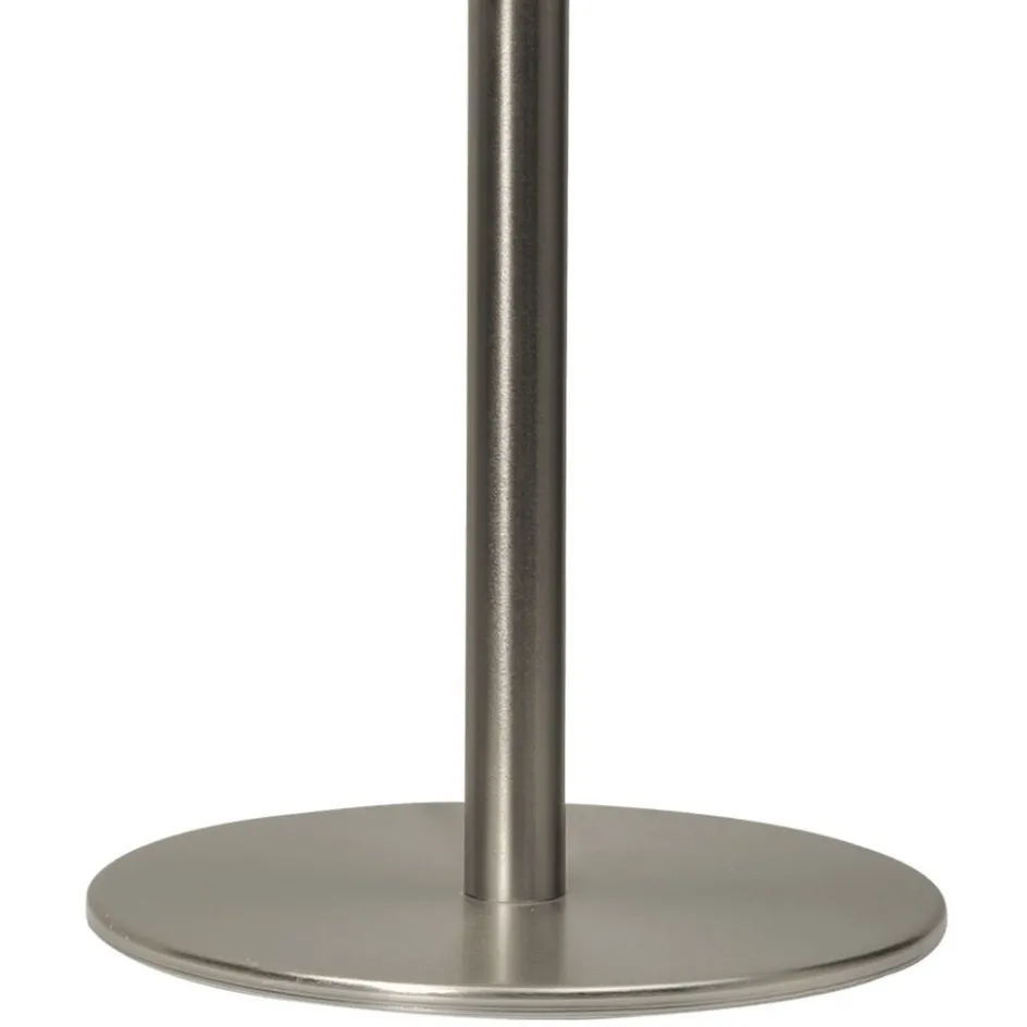 Tafellamp Calabro rvs met wit glas>Straluma Hot