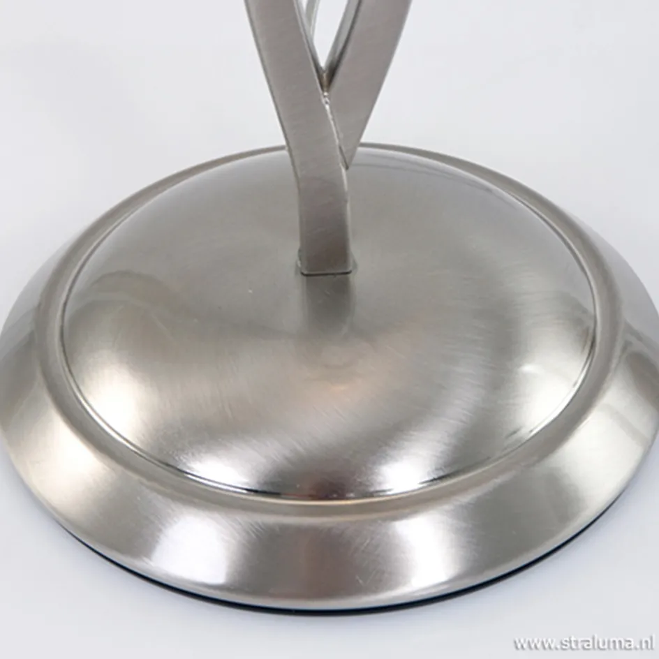 Tafellamp Capri staal/glas>Straluma Discount