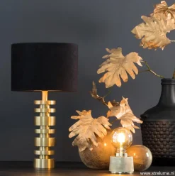 Tafellamp Desley voet z/kap matgoud><noscript><img width=