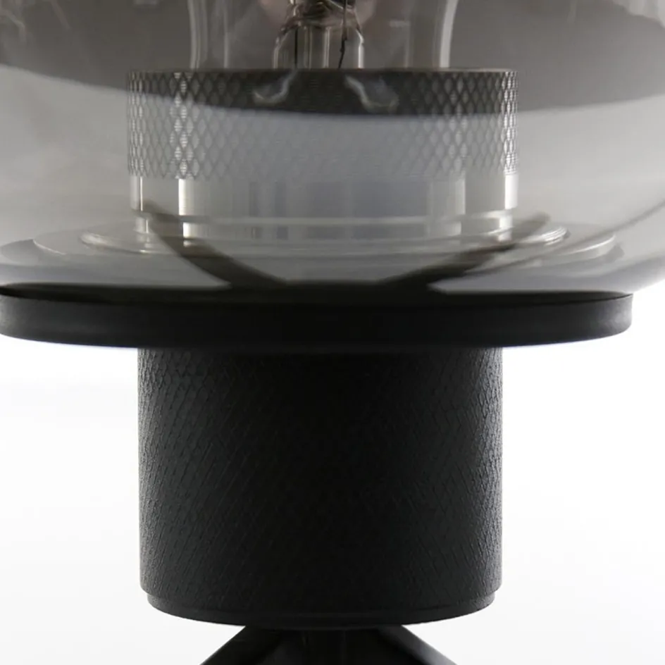 Tafellamp driepoot kegel smoke glas>Straluma Sale