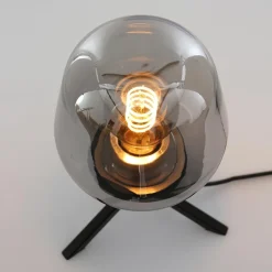 Tafellamp driepoot kegel smoke glas><noscript><img width=