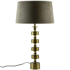 Tafellamp Gody antiek brons exclusief kap>Straluma Discount