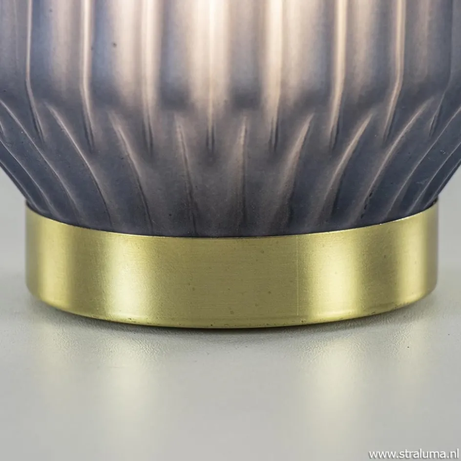 Tafellamp Ivot op batterij mat blauw groot>Straluma Outlet